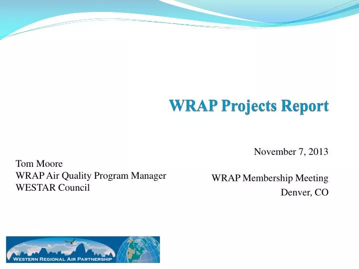 wrap projects report