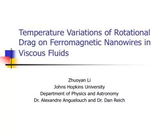 Temperature Variations of Rotational Drag on Ferromagnetic Nanowires in Viscous Fluids