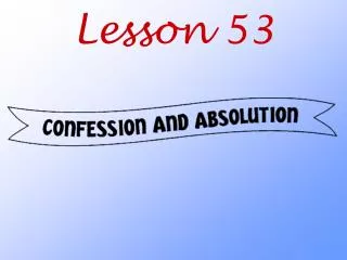 Lesson 53