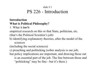 slide 1 ps 226 introduction