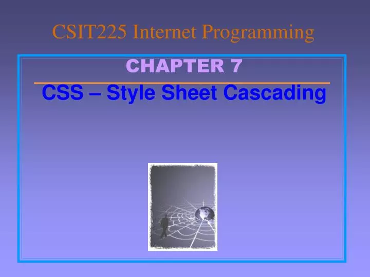 csit225 internet programming