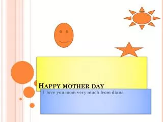 happy mother day