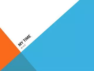 my time