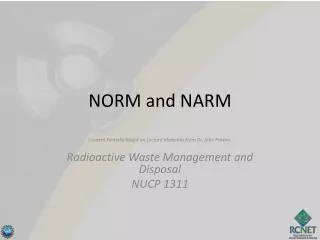 NORM and NARM