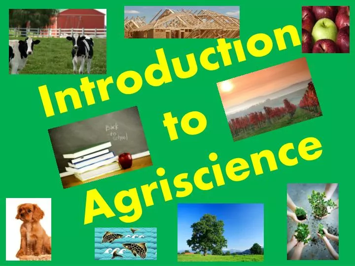 introduction to agriscience