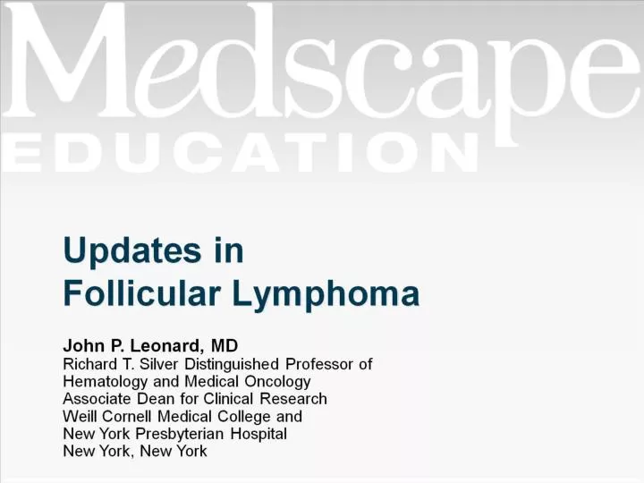 updates in follicular lymphoma