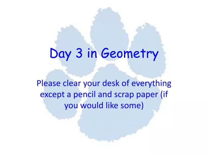 day 3 in geometry