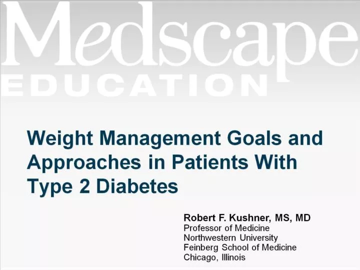 weight management goals and approaches in patients with type 2 diabetes