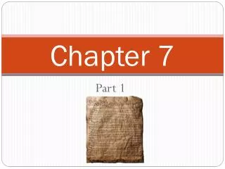 Chapter 7