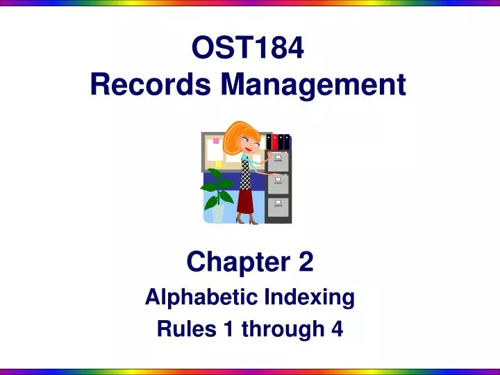 ost184 records management