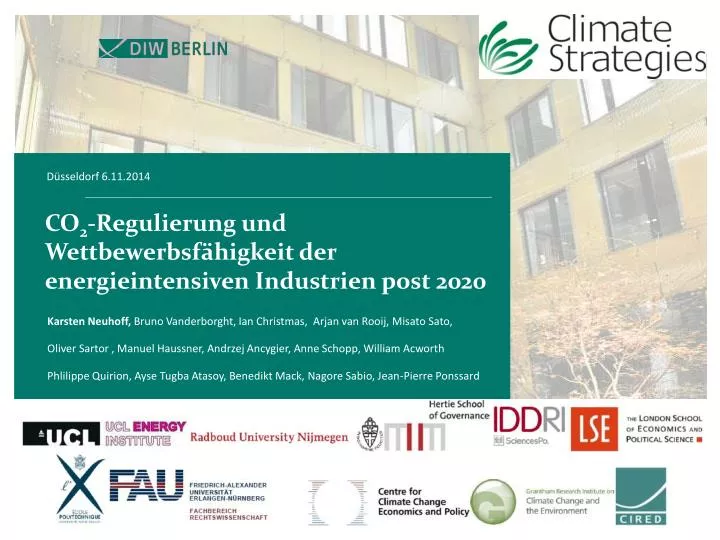 co 2 regulierung und wettbewerbsf higkeit der energieintensiven industrien post 2020