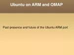 Ubuntu on ARM and OMAP - slide 1