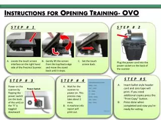 Instructions for Opening Training- OVO