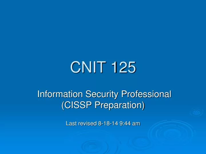 cnit 125