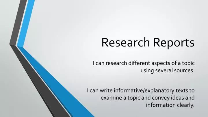 research reports