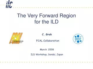 The Very Forward Region for the ILD