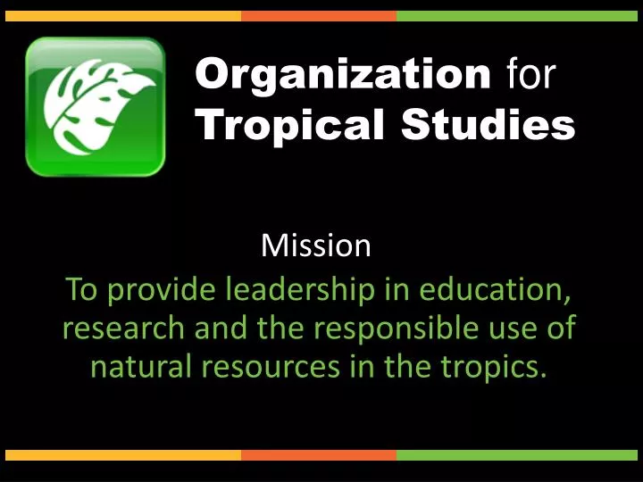 organization for tropical studies