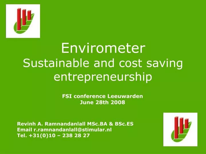 envirometer sustainable and cost saving entrepreneurship