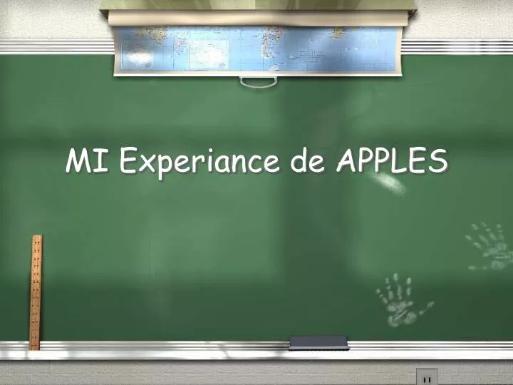 mi experiance de apples