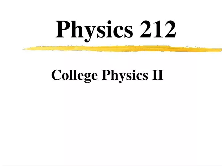 physics 212