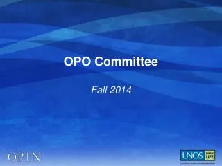 OPO Committee