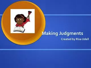 Making Judgments