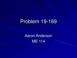 Problem 19-169