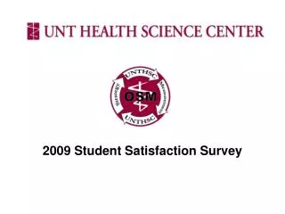 2009 Student Satisfaction Survey