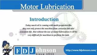 Best Motor Lubrication System