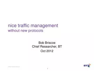 nice traffic management without new protocols