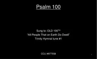 Psalm 100