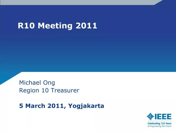 r10 meeting 2011