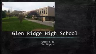 Glen Ridge High School