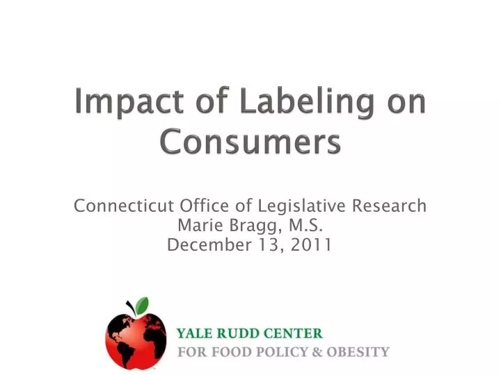 impact of labeling on consumers