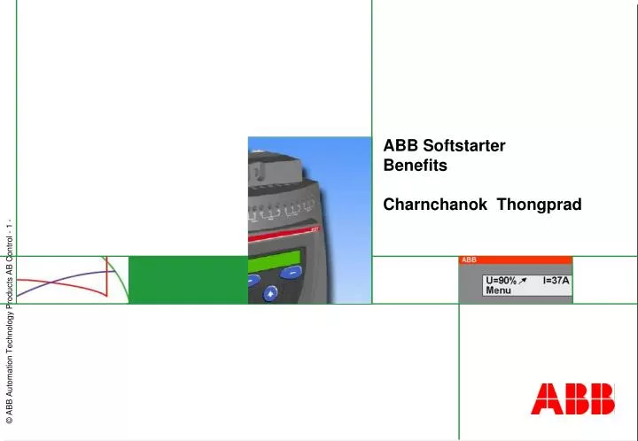 abb softstarter benefits charnchanok thongprad