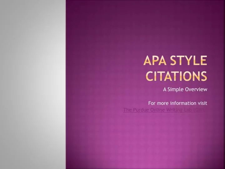apa style citations