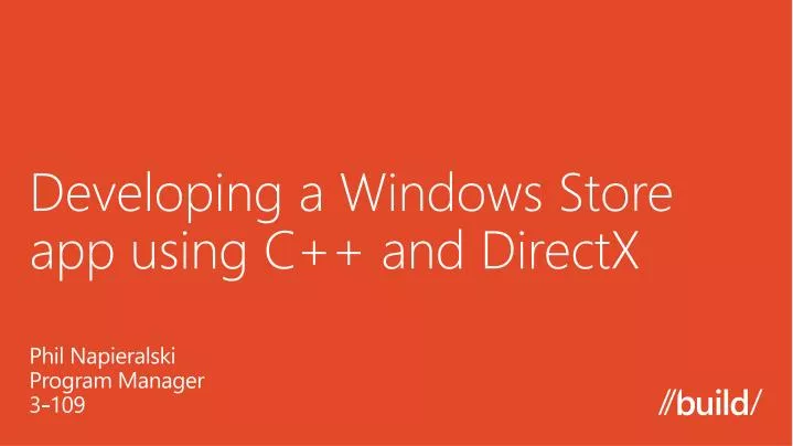 developing a windows store app using c and directx