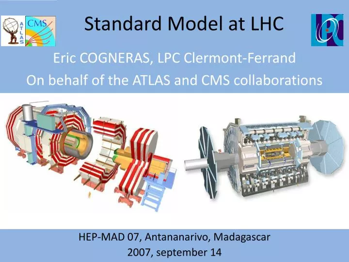 standard model at lhc