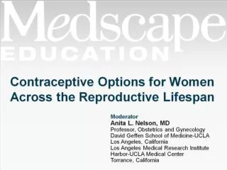 Contraceptive Options for Women Across the Reproductive Lifespan