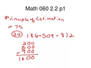 Math 060 2.2 p1