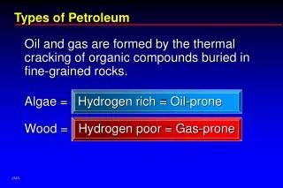 Types of Petroleum