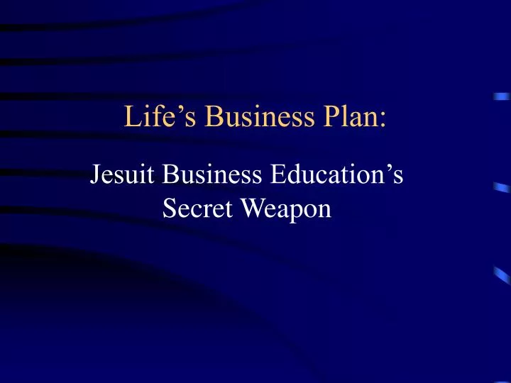 life s business plan