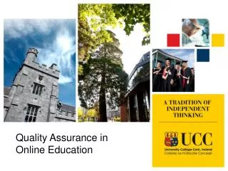 Quality Assurance in Online Education