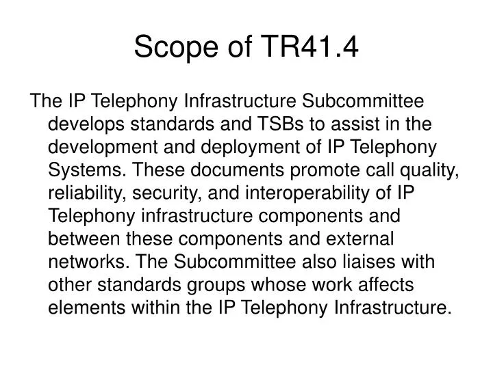 scope of tr41 4