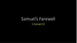 Samuel’s Farewell - slide 1