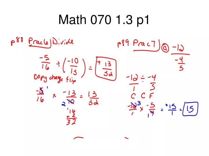 math 070 1 3 p1