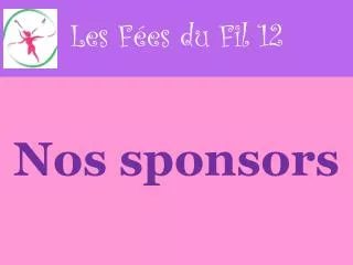nos sponsors