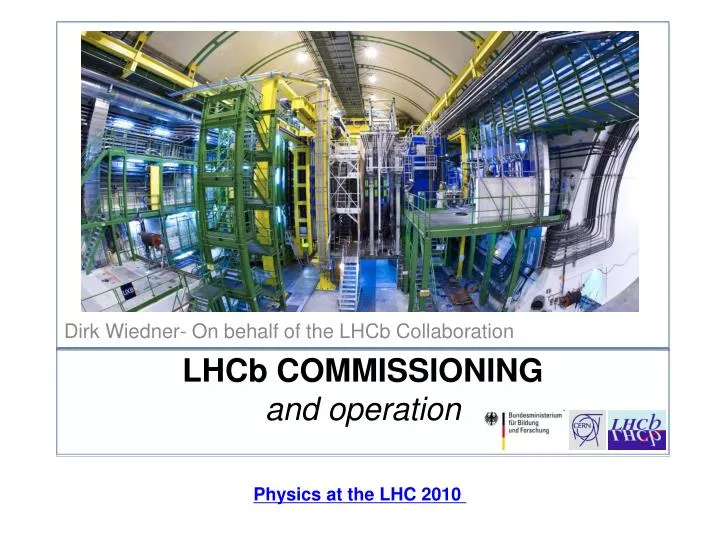lhc b commissioning and operation