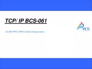 TCP/ IP BCS-061