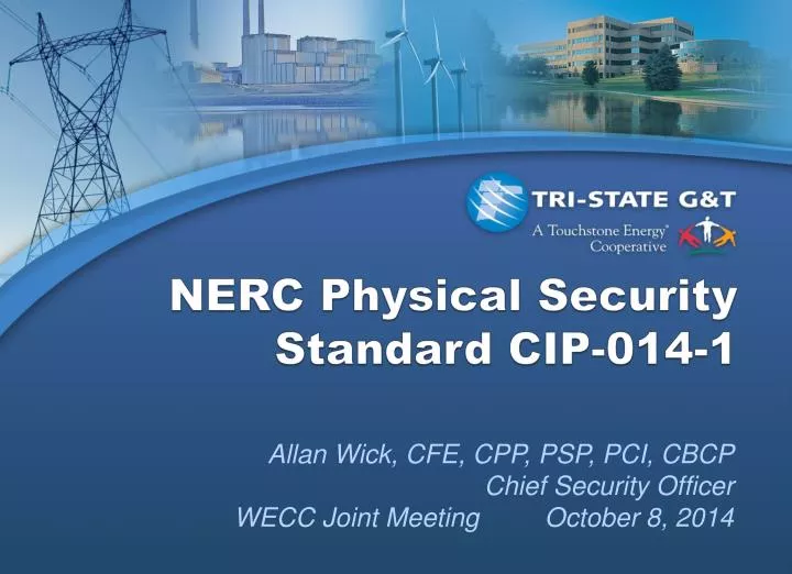 nerc physical security standard cip 014 1
